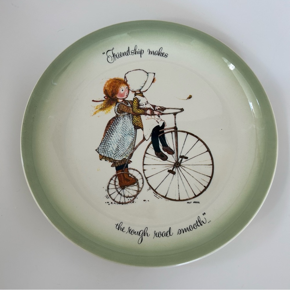 Holly hobbie plate